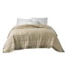 Oversized Down Alternative Blanket with Satin Trim