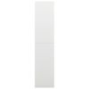 Locker Cabinet White 35.4"x15.7"x70.9" Steel