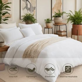 Polyester Microfiber Quilt Cover And Pillowcase (Option: 263cmx229cm)