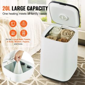 20L Towel Insulation Bucket With 24-hour Timer, Automatically Shuts Off In 20,40,60 Minutes, LED Display Screen, U-shaped Light, Not Available On (Color: White)